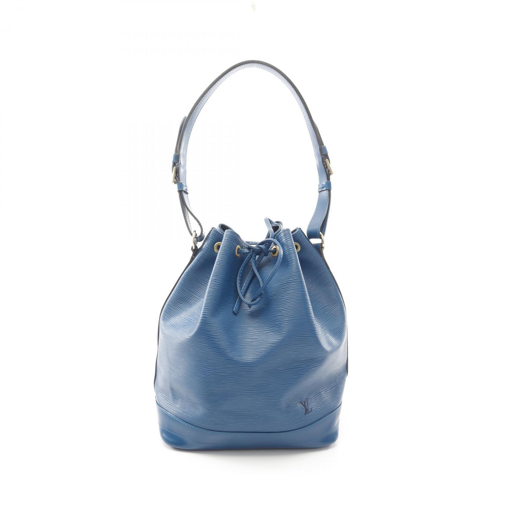 Louis Vuitton Noe Epi Toledo Blue Shoulder Bag Leather